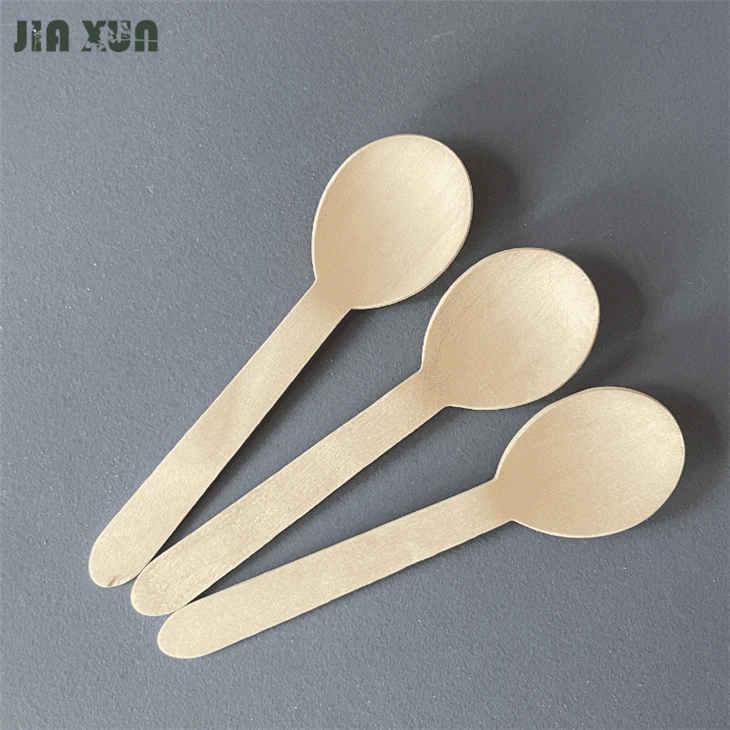 Environmentally friendly wooden spoon