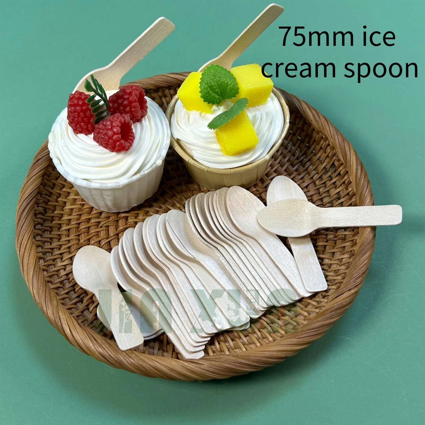 small wooden spoon